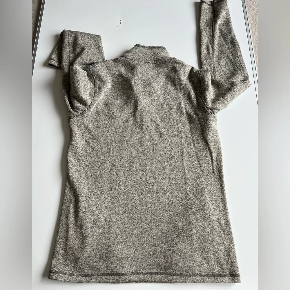 Eddie Bauer Gray Fleece-Lined Men's Sweater - Picture 6 of 6